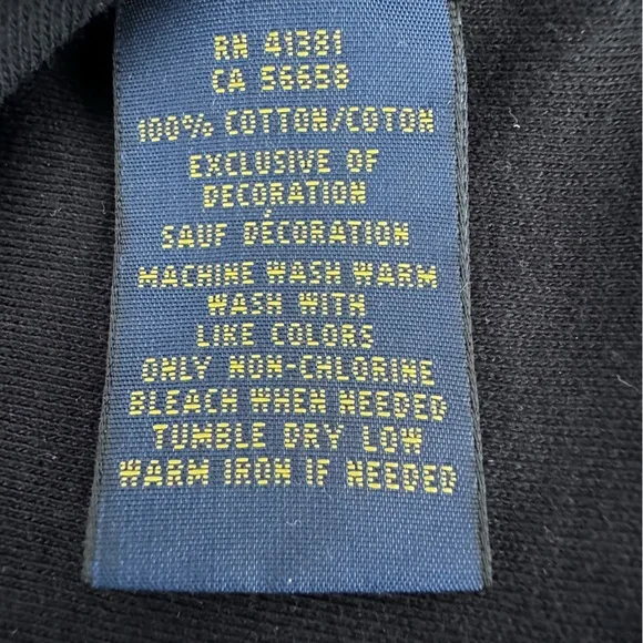 Polo Ralph Lauren Black The Skinny Polo Shirt Size L EUC - Picture 3 of 8